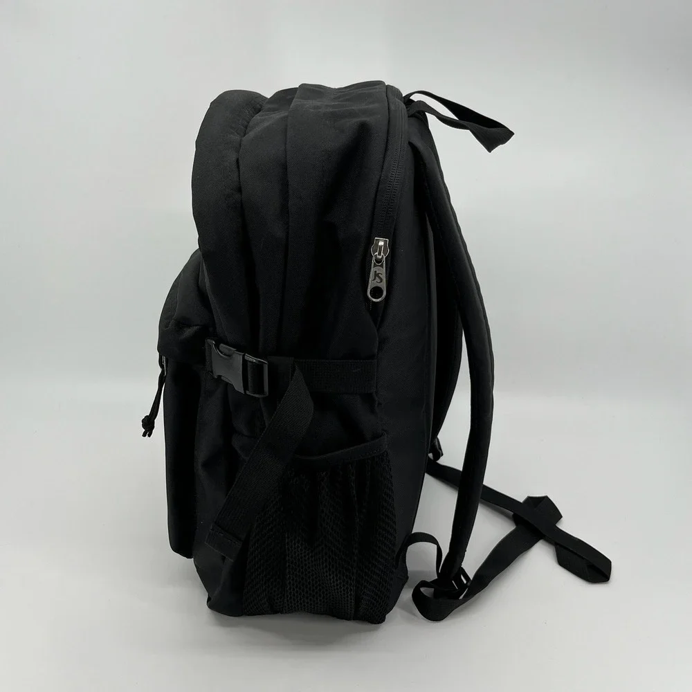 Jansport Main Campus Black Backpack Unisex Laptop School Bag Travel Utility